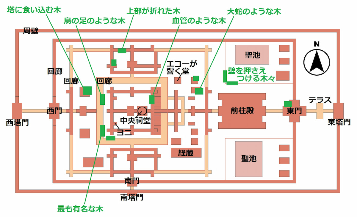 タ・プローム全体図