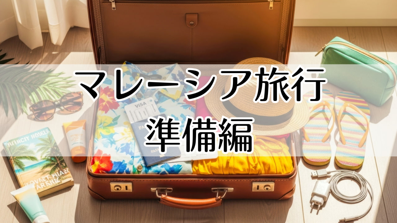 マレーシア旅行　準備