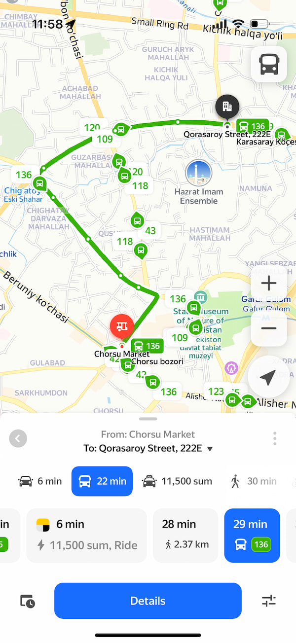 yandex map