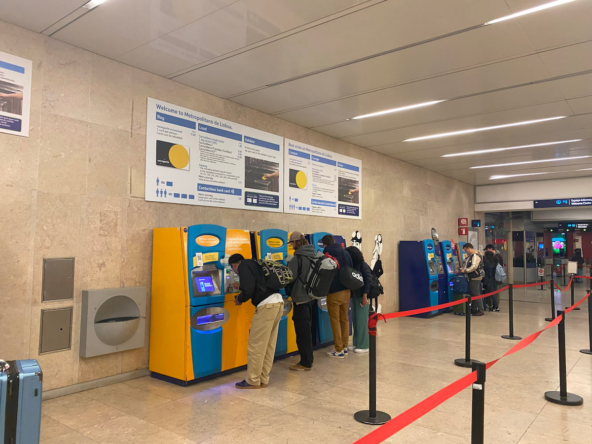 リスボン空港から市内