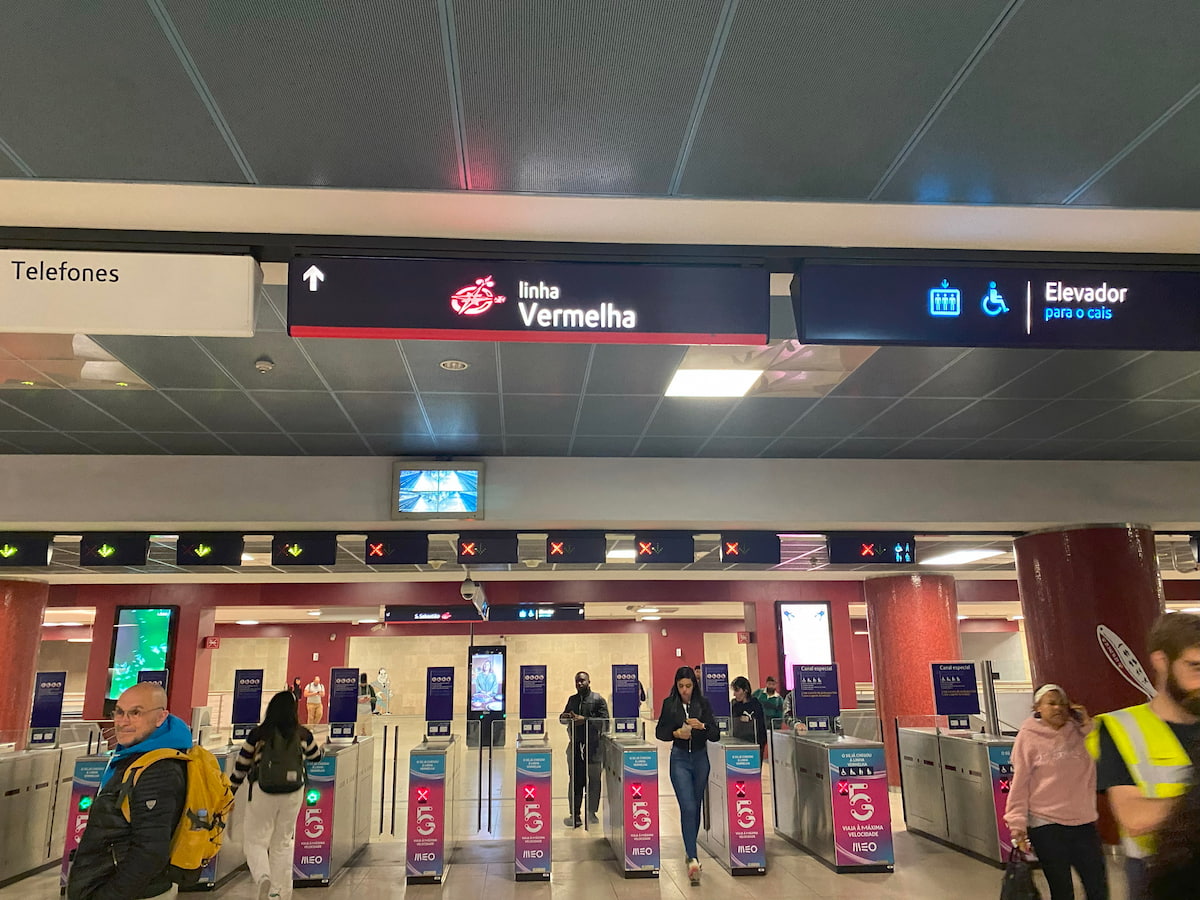 リスボン空港から市内