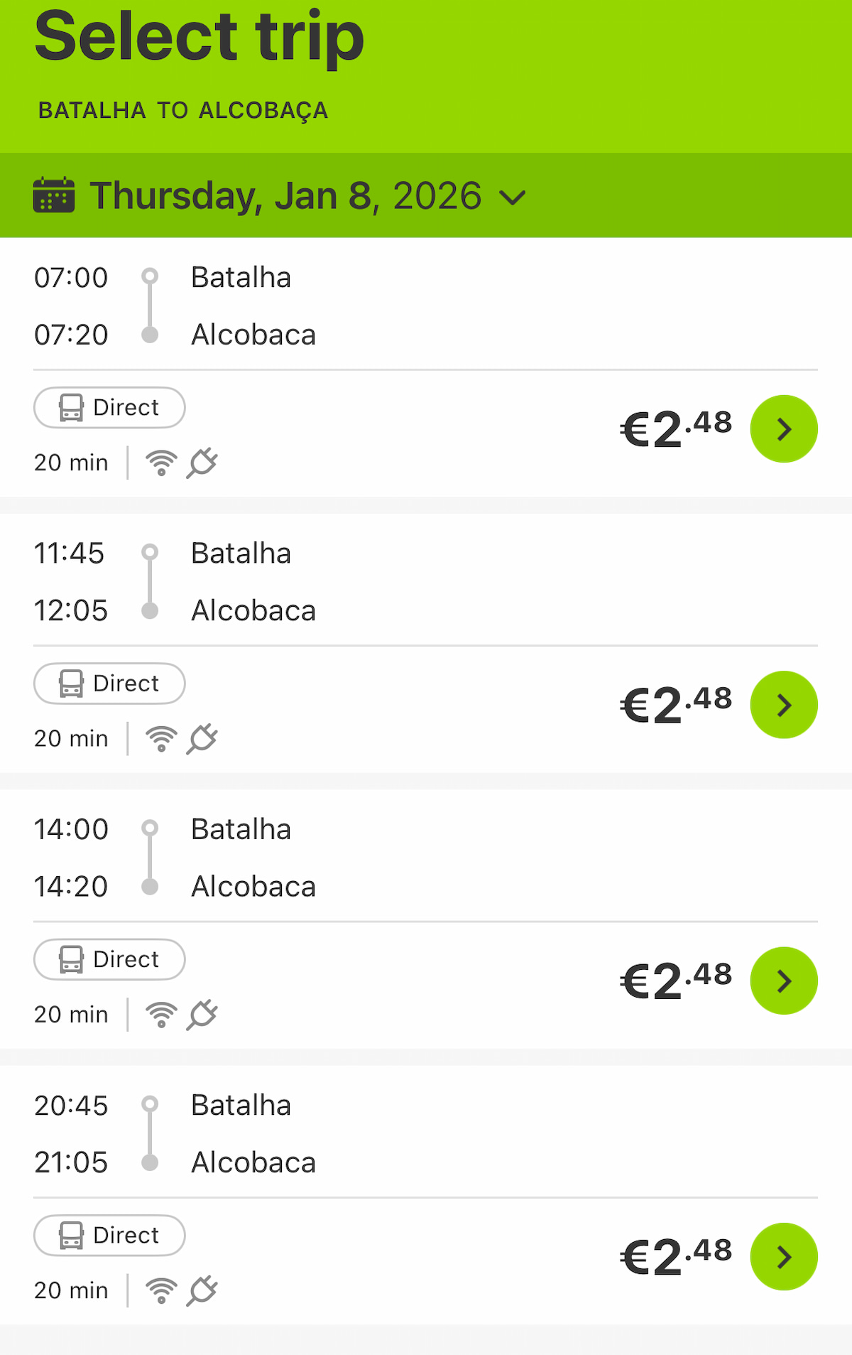 バターリャからアルコバッサ