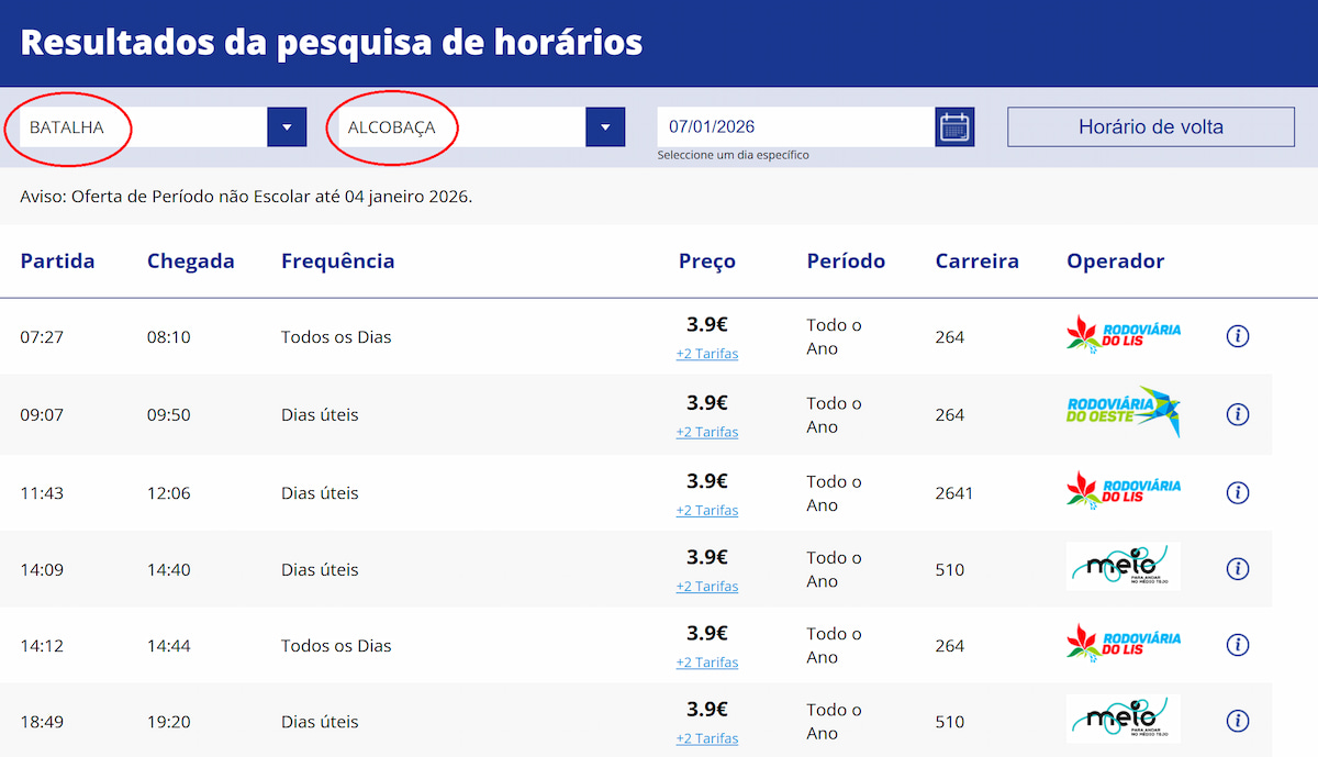 バターリャからアルコバッサ