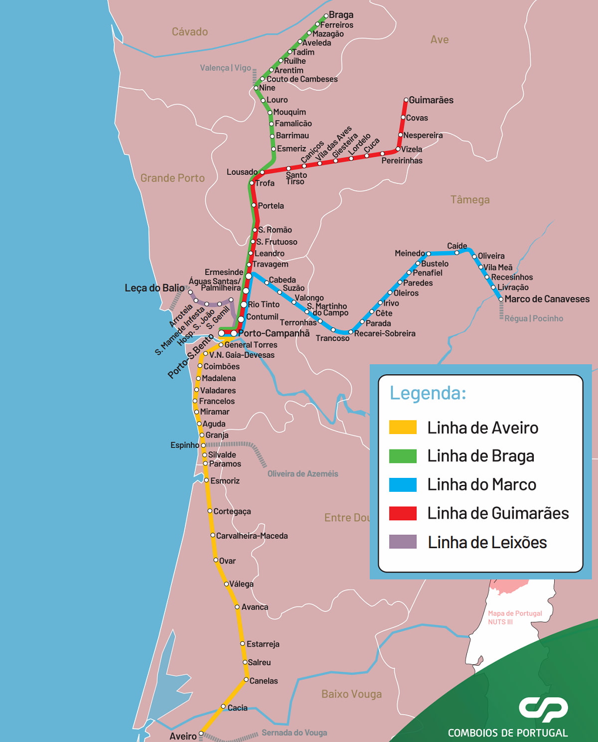 ポルト交通機関 交通カードAndante(アンダンテ)