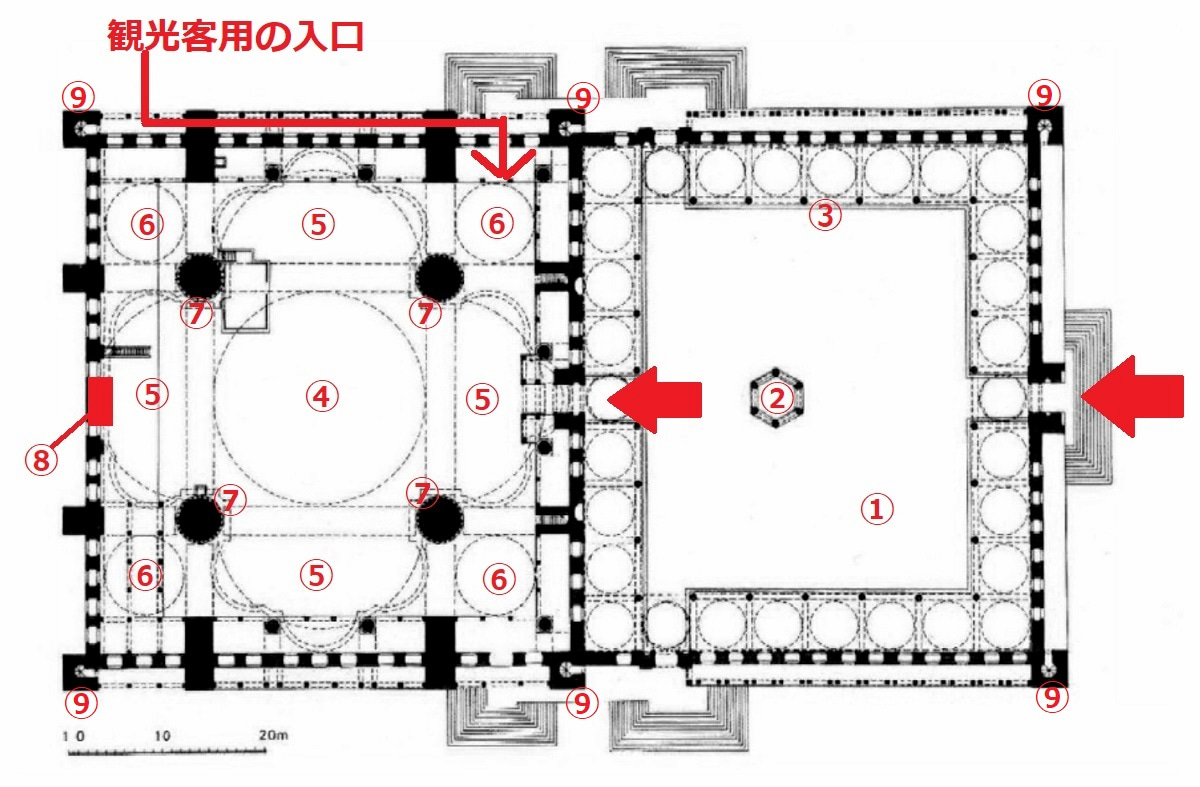 スルタンアフメトモスク ブルーモスク
